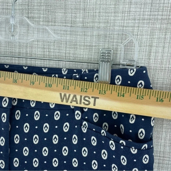 Loft Womens Size 6 Julie the Riviera Pant blue 1232 - Picture 4 of 12